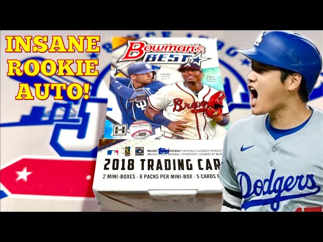 🤯OMG!  MASSIVE AUTO PULL!!  2018 BOWMAN'S BEST BASEBALL CARD BOX!  SHOHEI OHTANI!