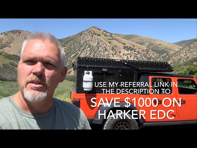 Harker Outdoors EDC camper long walk through. Overland wedge camper.