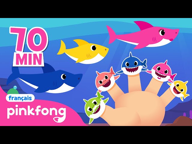 Famille de Bébé Requin en français | +Comptines | Pinkfong Baby Shark Chansons pour Enfants