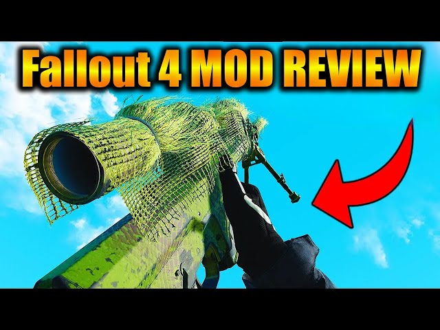 MUST HAVE Fallout 4 Mods - MCPR 300 Sniper (Weapon Mod Review)