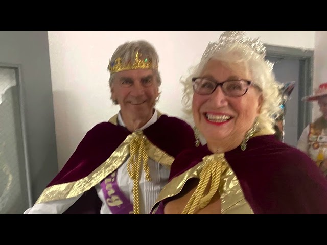 Pensacola Mardi Gras and Krewe of Seville King and Queen Ric Moore and Queen Cathy Saunders