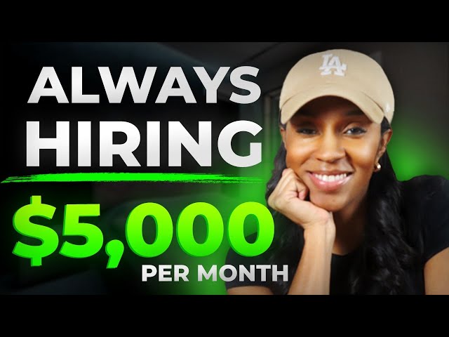 5 Best Work from Home Jobs w/ NO Experience (2025)