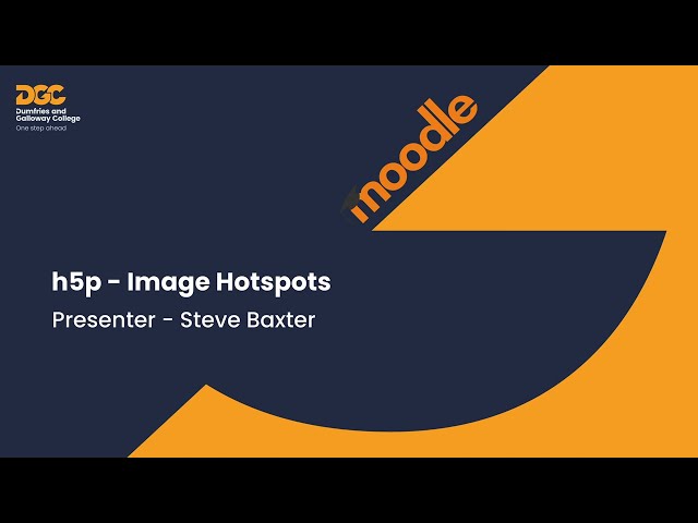 Moodle Monday - h5p Image Hotspots