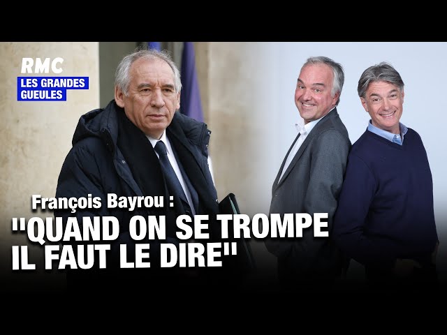 François Bayrou, l'invité exceptionnel des Grandes Gueules