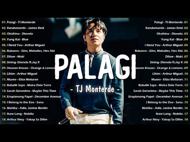 Best Of Wish 107.5 Songs Playlist 2025 | Top OPM Hits 🌟 | Palagi - TJ Monterde, Maki - Dilaw