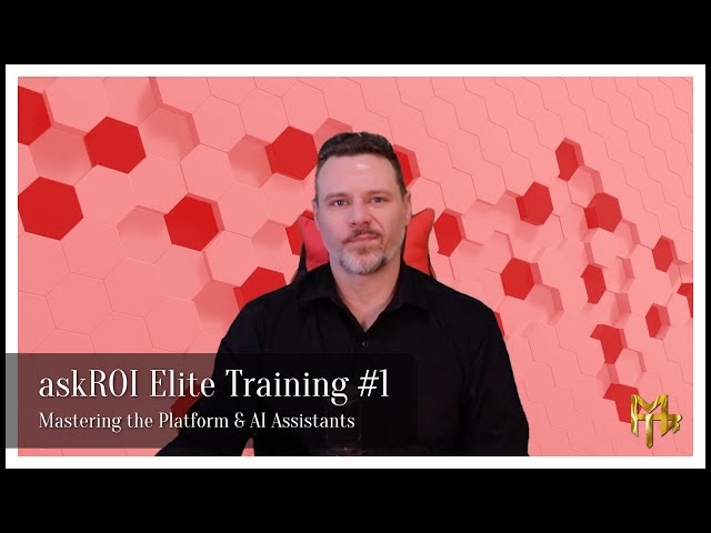 askROI Affiliate Training #1: Platform & AI Assistants