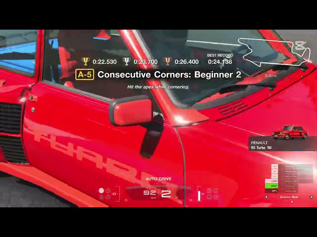 License Centre | A-5 | Consecutive Corners: Beginner 2 | My First Gran Turismo