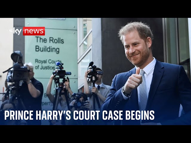 Prince Harry's legal battle against The Sun newspaper begins