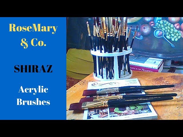 "RoseMary & Co  Artist Brushes for acrylics" / Acrylic Painting / Marcel Harding Art