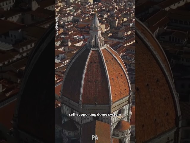 ✨ A 140-Year Mystery: Santa Maria del Fiore’s Double-Shell Dome by Filippo Brunelleschi #italy