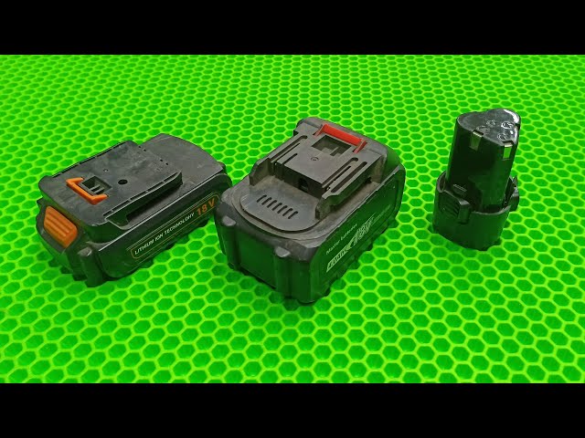 How easy it is to restore a screwdriver battery with your own hands !!!