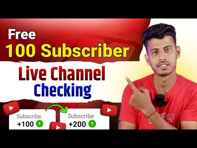 Get 100+ Subscribe Free | Live Channel Checking And Free Promotion | Free Promotion #live