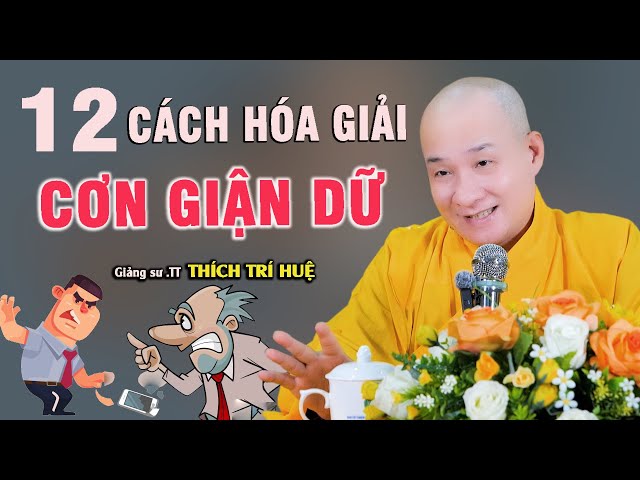 12 Cách Hóa Giải Cơn Giận Dữ Giữ Tâm Luôn Được Bình An - Cực hay. Thầy Thích Trí Huệ Chùa Pháp Tạng