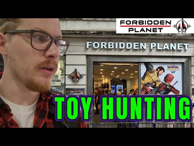 FORBIDDEN PLANET. WALK THROUGH TOY HUNTING OF LONDONS MOST FAMOUS COMIC BOOK AND COLLECTIBLE STORE.