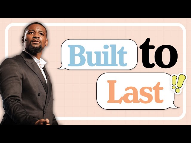 Built To Last// It's Not You, It's Me (Part 1) // Pastor Vernon Gordon