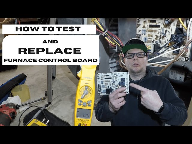 How to replace Control board Luxaire gas Furnace