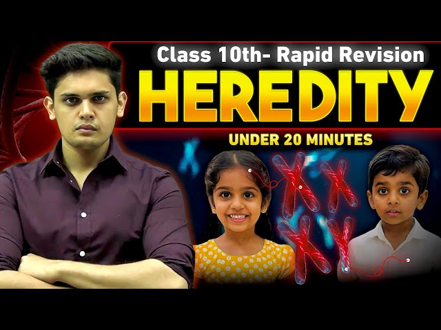 Heredity and Evolution in 20 Minutes🔥| Class 10th | Rapid Revision | Prashant Kirad