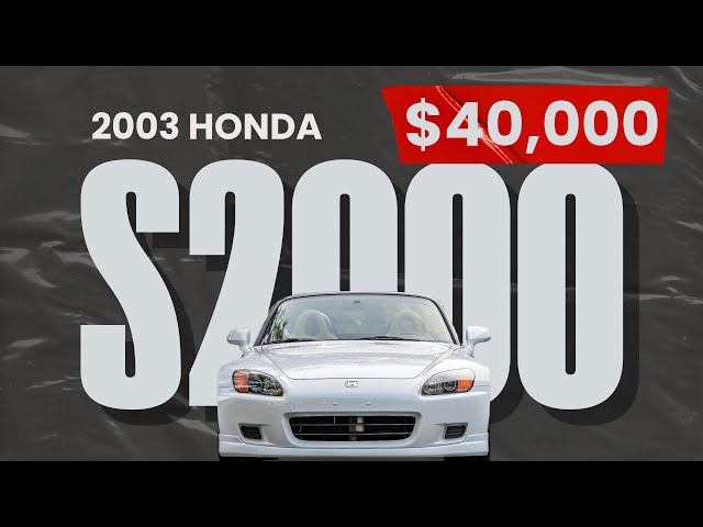 This 2003 Honda S2000: A $40,000 Modern Classic