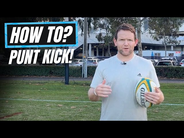 How To Kick a Rugby Ball | @rugbybricks 30 Degrees Approach To The Ball