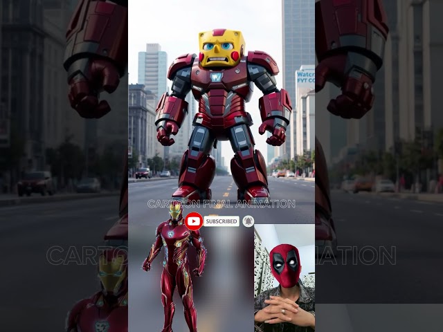 Superheroes but robot spongebob😱💥Marvel&DC-All Characters #marvel #avengers #shorts #robot