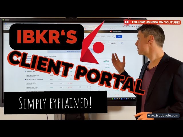 TUTORIAL Interactive Brokers Client Portal - Portfolio Management #trading