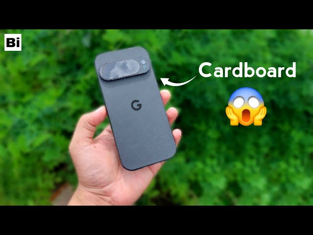 Made a Google Pixel 9 Pro XL from Cardboard😱 : Cardboard Phone