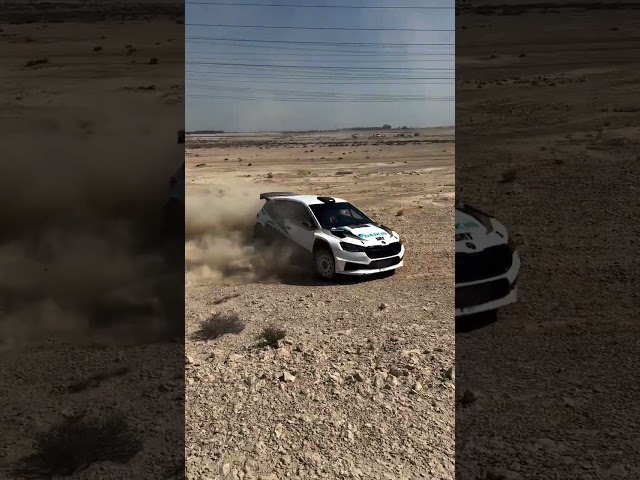 Where is the road ?? Mads Ostberg 🇶🇦 RALLY QATAR  | رالي قطر الدولي 2025