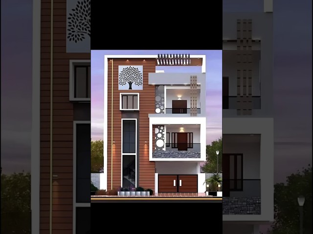 3d house design, front elevation design #housedesign #home