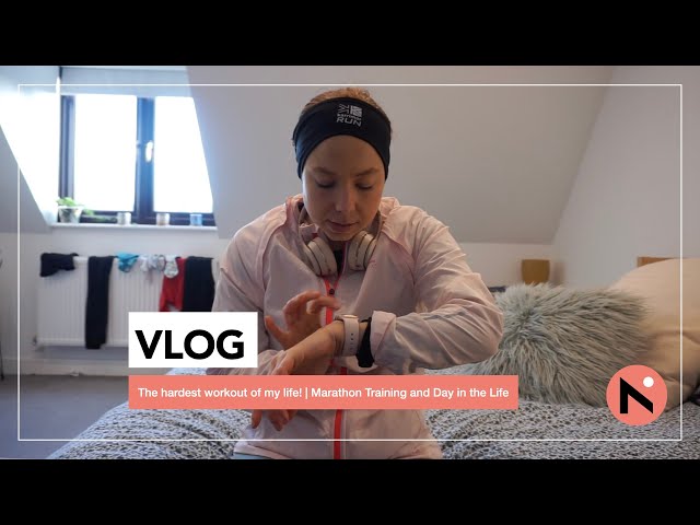 VLOG The hardest workout of my life! // Marathon Training and Day in the Life