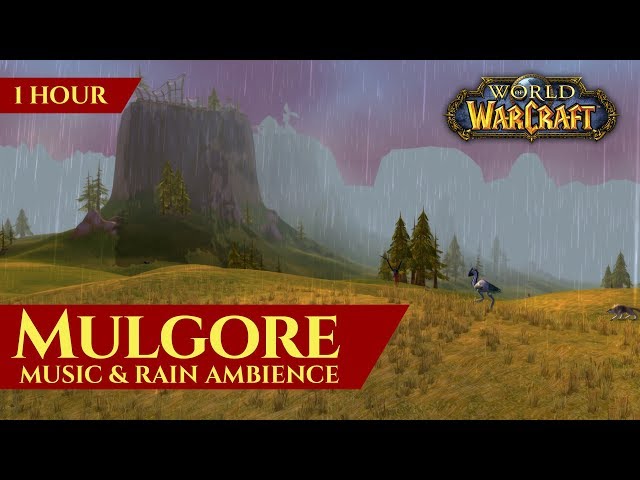 Mulgore - Music & Rain Ambience | World of Warcraft Classic