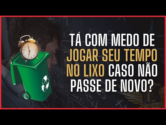 Se você tem medo de estar PERDENDO TEMPO, ouça isso do capitão!