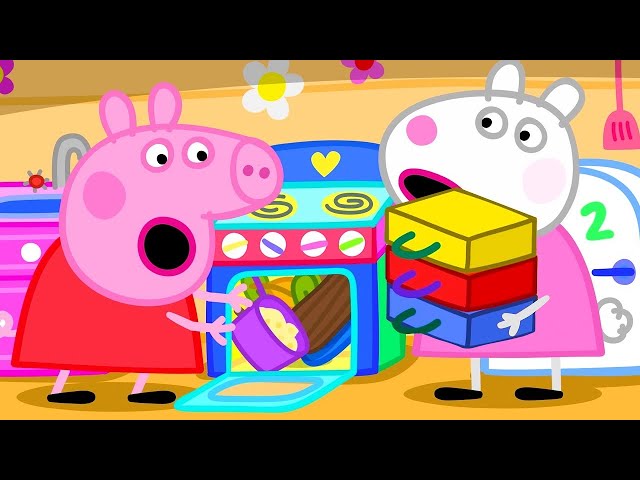 Peppa Runs a Clubhouse Takeaway 🍕 | Peppa Pig Official Full Episodes