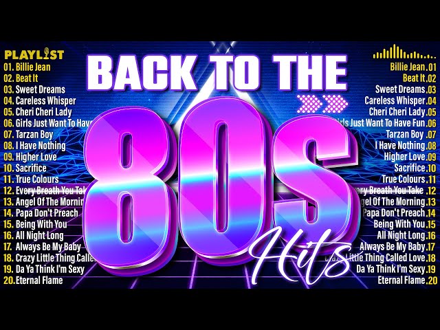 80's Music Greatest Hits  - Back To The 1980s - Classic Music 80S Hits