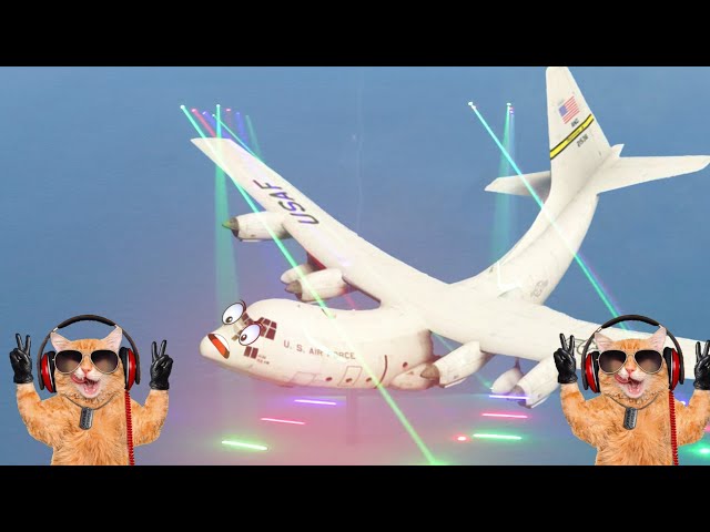 Doodles GTA Airplane - Doodles are sing and fly - Plane dancing funniets