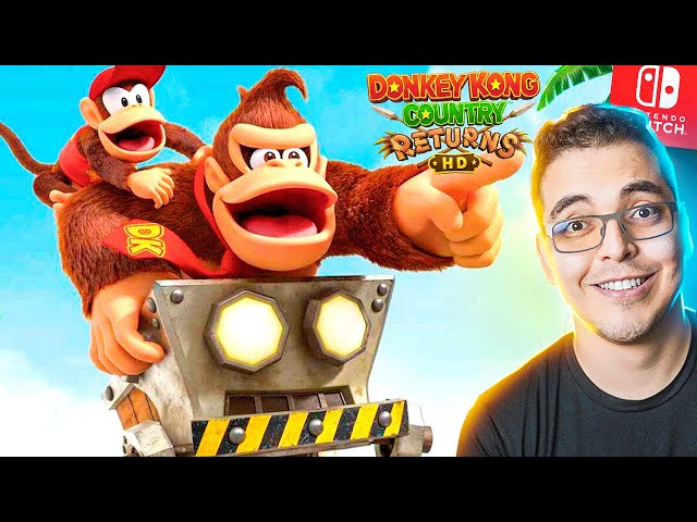 O NOVO Jogo de DONKEY KONG para o NINTENDO SWITCH! - Donkey Kong Country Returns HD - O Início