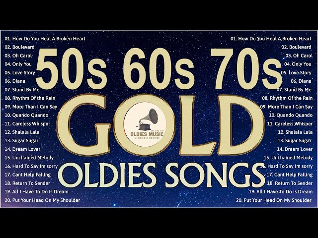 Roy Orbison, Neil Sedaka, The Platters, Paul Anka, The Marvelettes - Super Oldies Of The 50s 60s 70s