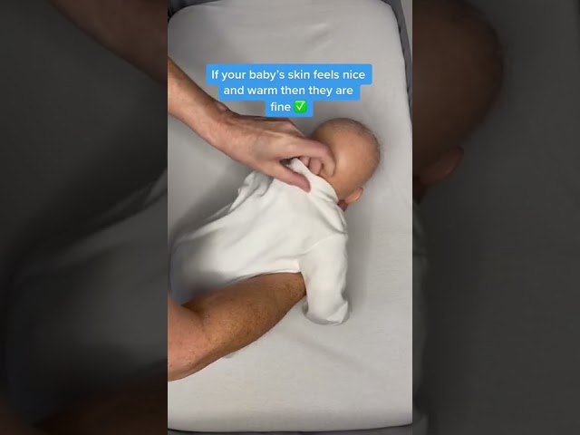 How to check your baby’s temperature using your hand 🤚 | Quick Tips For New Parents