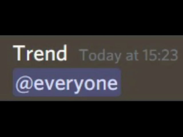 Pinging @everyone In Discord Be Like...