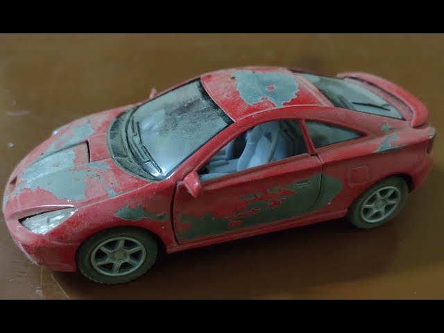 Restoration Damaged Toyota - Old SuperCar Celica model car Restoration