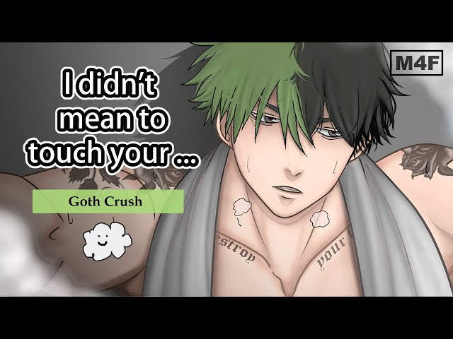 Stuck in a Locker with your Grumpy Goth Crush [Dominant][Pins you to a wall] | M4F ASMR RP