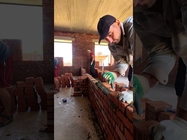 Мастерство в деталях. Mastery of the details.  #brick #construction #строительство #ремонт #diy