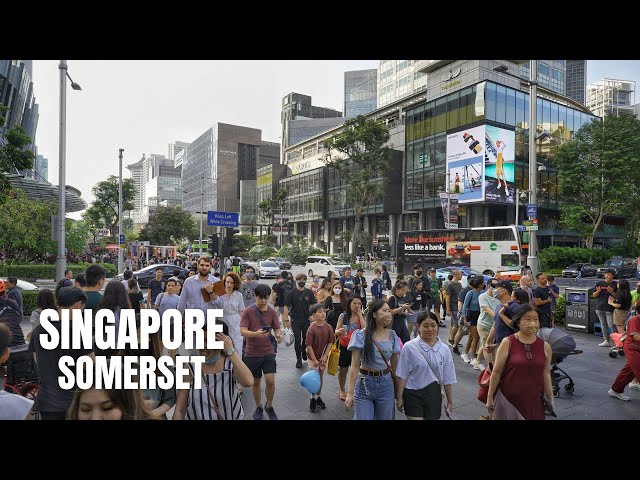 Singapore City 8K: Busiest Shopping District in Singapore (8K HDR)