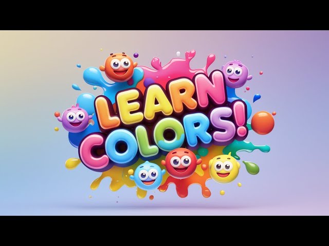 Learn Colors with Song! Toddler Color Video Song | Learn ABC with Music & Colorful 3D Animation! C19