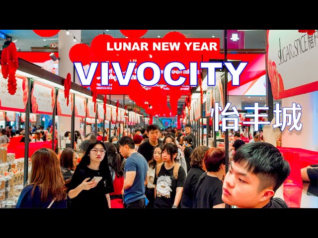 Vivocity Chinese New Year Market | Singapore Chinese New Year 2025 | 4K HDR Singapore🇸🇬🧧😄