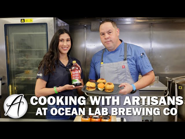 Cooking with Artisans at Ocean Lab Brewing Co. | How to Incorporate Amoretti into Savory Dishes