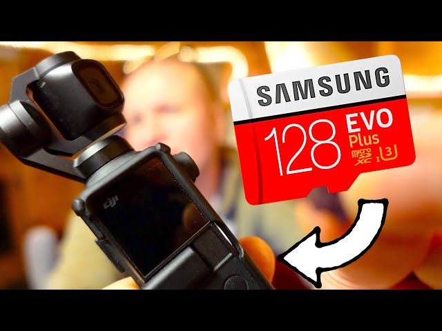 How to format DJI OSMO POCKET memory card | formatting micro SD card in the camera