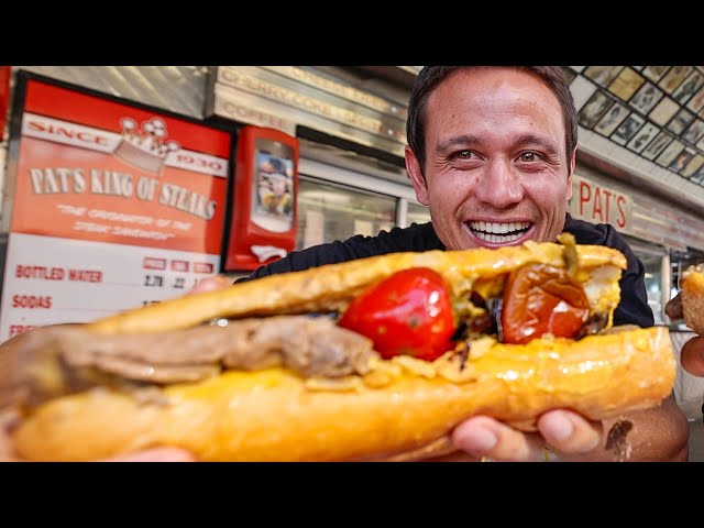 Philly Cheesesteak Tour - 5 FAMOUS STEAKS TO EAT!! | American Fast Food in Philadelphia!