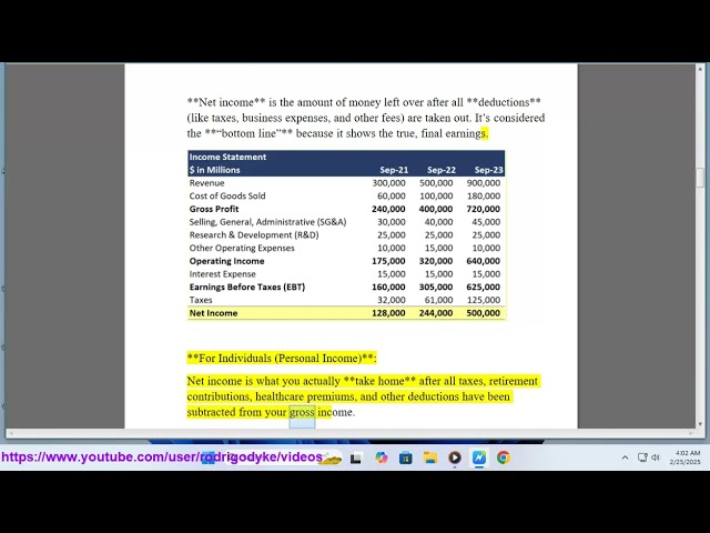 gross income: What's the Difference Between Gross Income vs Net Income?