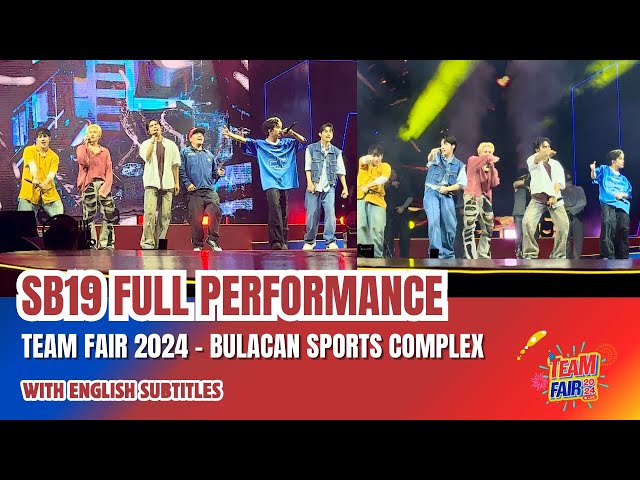 [ENG SUB] SB19 at TeaM Fair 2024 in Malolos, Bulacan Full Performance | October 12, 2024