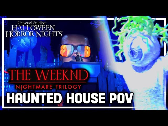 The Weeknd: Nightmare Trilogy Haunted House POV - Universal Hollywood Halloween Horror Nights 2024